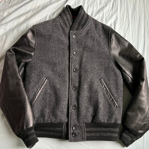 Golden Bear Other - Frank & Oak x Golden Bear leather varsity jacket $798 (slim fit)